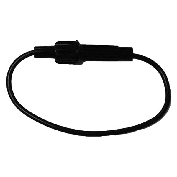 Sierra® - 20 A 14 AWG In-Line Black Fuse Holder with Wire Loop