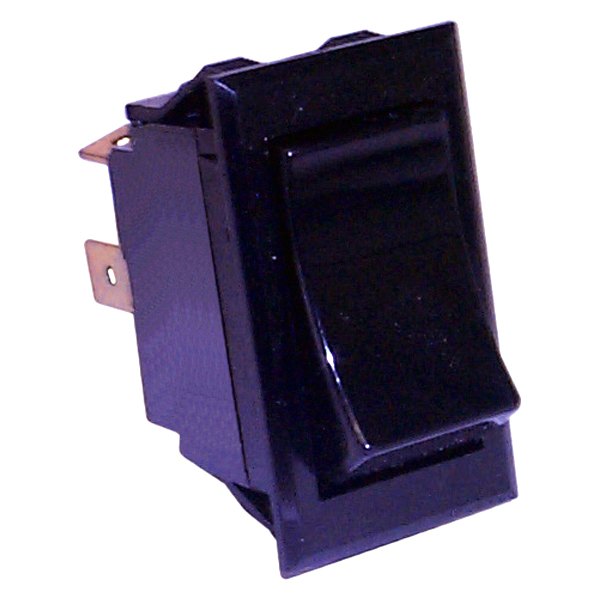Sierra® - Standard 12 V DC 20 A (On)/Off SPST Rocker Switch with Black Actuator