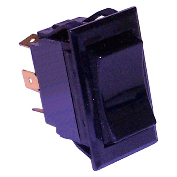 Sierra® - Standard 12 V DC 20 A (On)/Off/(On) SPST Rocker Switch with Black Actuator
