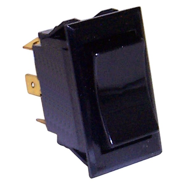 Sierra® - Standard 12 V DC 20 A (On)/Off/(On) 1-Pole DPDT Rocker Switch with Black Actuator
