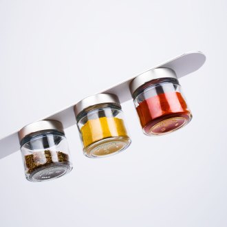 Silwy Drinkware SILS027-1402-2-B Magnetic Porcelain Handle Cups with Black Metal Nano Gel Pads - Set of 2