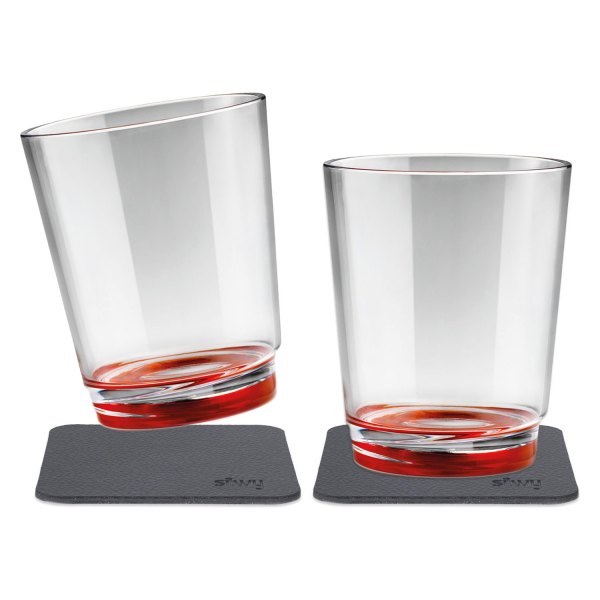 Silwy® - 250 ml Ready Red Tritan/Plastic Magnetic Drinking Cup Set, 2 Pieces