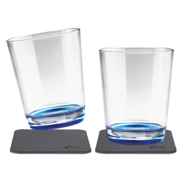 Silwy® - 250 ml Lui Blue Tritan/Plastic Magnetic Drinking Cup Set, 2 Pieces