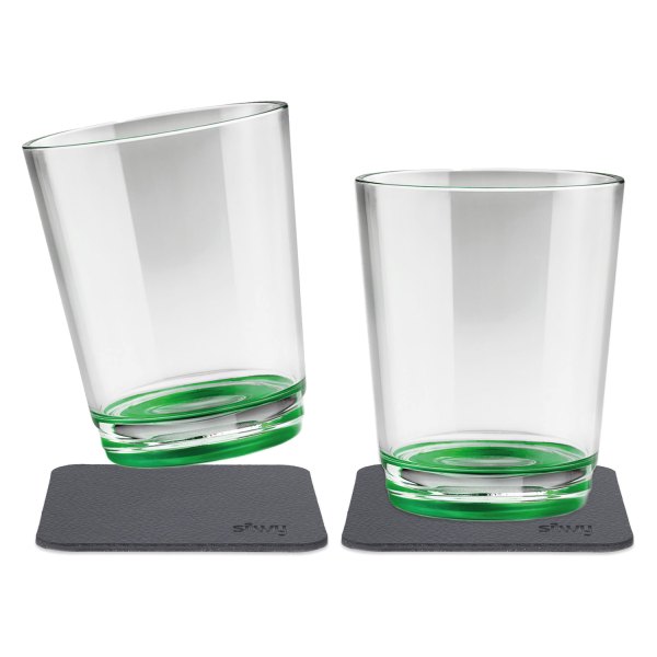 Silwy® - 250 ml Sour Green Tritan/Plastic Magnetic Drinking Cup Set, 2 Pieces