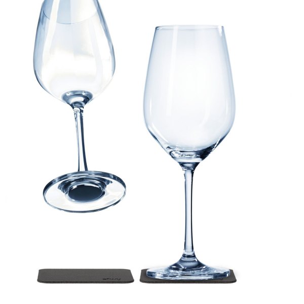 Silwy® - 250 ml Transparent Crystal Magnetic Wine Glasses Set, 2 Pieces