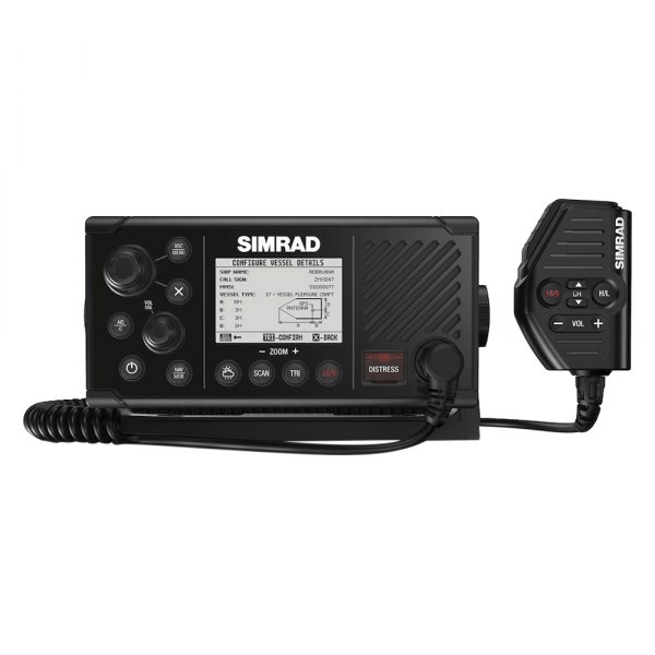 Simrad® - RS40-B 25W RF/30W Hailer Black Fixed Mount VHF Radio