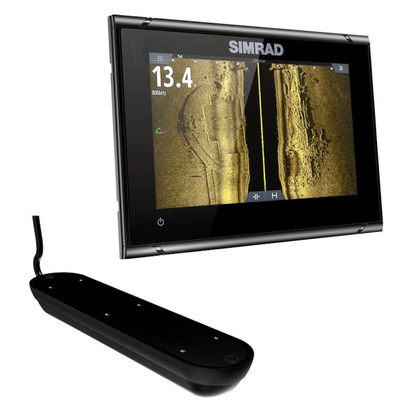 Simrad® - GO7 XSR 7" Fish Finder/Chartplotter with Active Imaging™ Transducer, C-Map Discover Charts