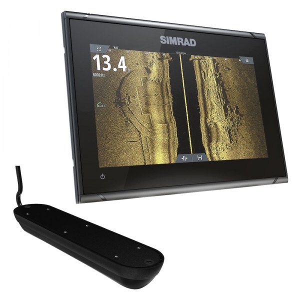 Simrad go series 9 fish finder chartplotter boatid