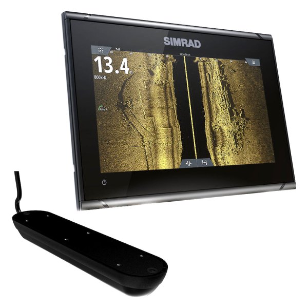 Simrad® - GO9 XSE 9" Fish Finder/Chartplotter with Active Imaging™ Transducer, C-Map Discover Charts