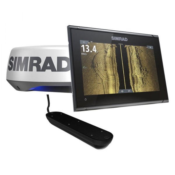 Simrad® 000-15617-002 - GO9 XSE 9 Fish Finder/Chartplotter Kit with Active  Imaging™ Transducer, C-Map Discover Charts and Halo20+ Radar 