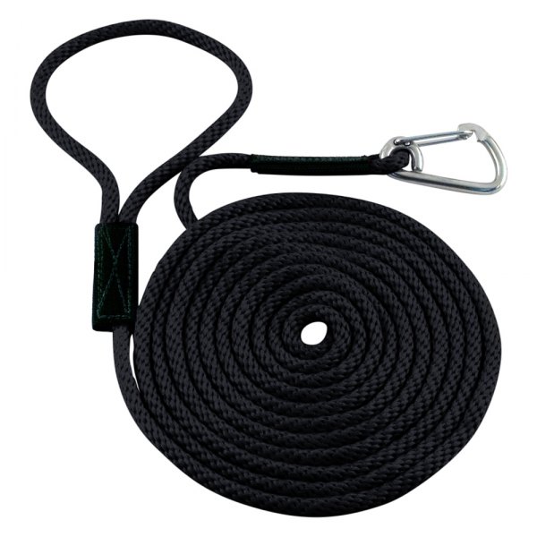 Image may not reflect your exact product! Soft Lines® - 3/8" D x 20' L Black Boat Launch Line