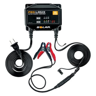 Solar® - 12 V Portable 7-Step Intelligent Automatic Battery Charger and Maintainer