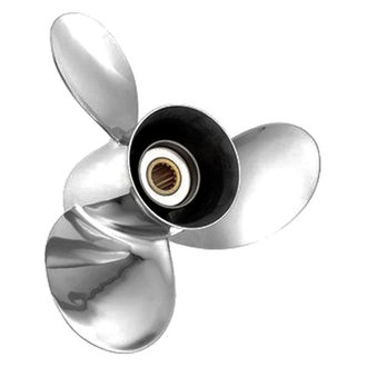 SOLAS Propellers® - Titan Series 3-Blade Thru Hub Exhaust Propeller with 15 Tooth Spline Hub for 115 hp Yamaha Engine