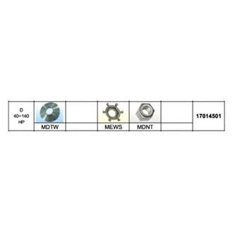 SOLAS Propellers® - Propeller Installation Hardware for 40 hp Mercury