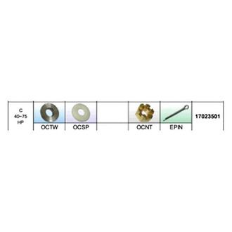 SOLAS Propellers® - Propeller Installation Hardware for 75 hp BRP