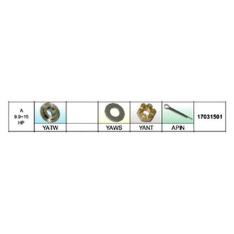 SOLAS Propellers® - Propeller Installation Hardware for 20 hp Yamaha