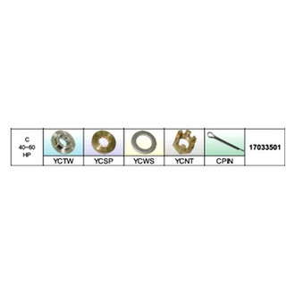 SOLAS Propellers® - Propeller Installation Hardware for 60 hp Yamaha