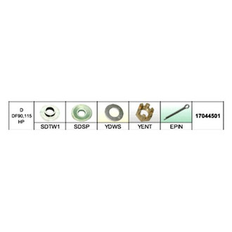 SOLAS Propellers® - Propeller Installation Hardware for 90 hp Suzuki