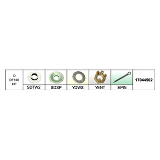 SOLAS Propellers® - Propeller Installation Hardware for 70 hp Suzuki