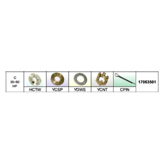 SOLAS Propellers® - Propeller Installation Hardware for 35 hp Honda