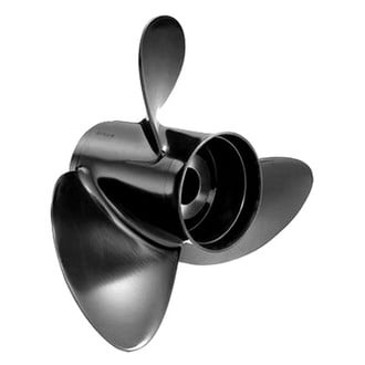 SOLAS Propellers® - Rubex 3 Series 3-Blade Thru Hub Exhaust Propeller for 100 hp Johnson/Evinrude Engine