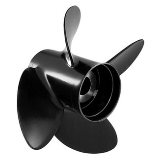 SOLAS Propellers® - Rubex 4 Series RH Rotation 4-Blade Thru Hub Exhaust Propeller for 100 hp Johnson/Evinrude Engine