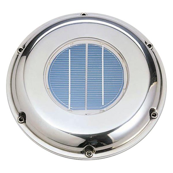 Solatron® - Stainless Steel Solar Vent with Rechargeable Battery