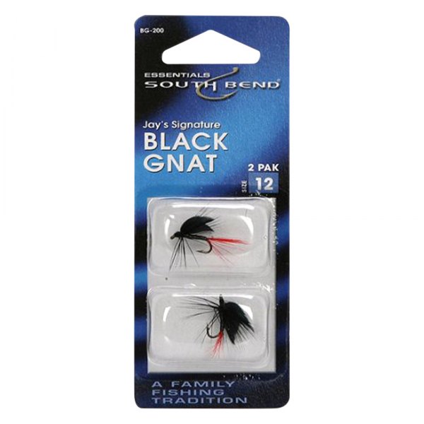 South Bend® - Jay's Signature Black Gnat #12 Fly Lures