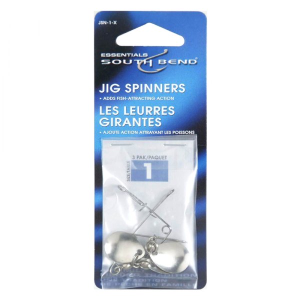 South Bend® - #1 Nickle Jig Spinners, 3 Pieces