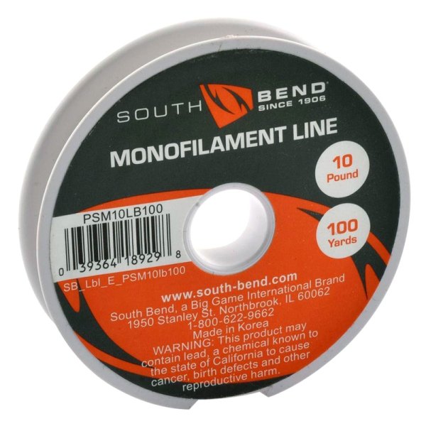South Bend® - 100 yd 10 lb Clear Monofilament Line