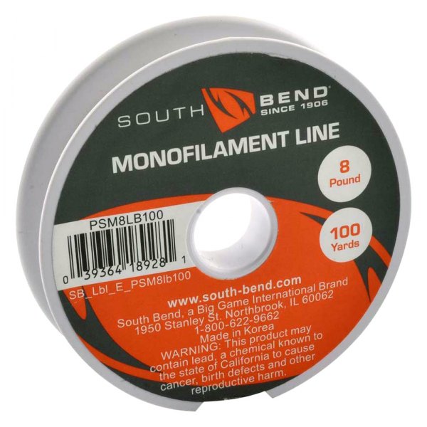 South Bend® - 100 yd 8 lb Clear Monofilament Line