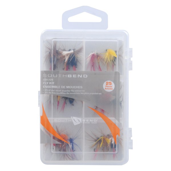 South Bend® - Fly Lure Kit, 25 Pieces