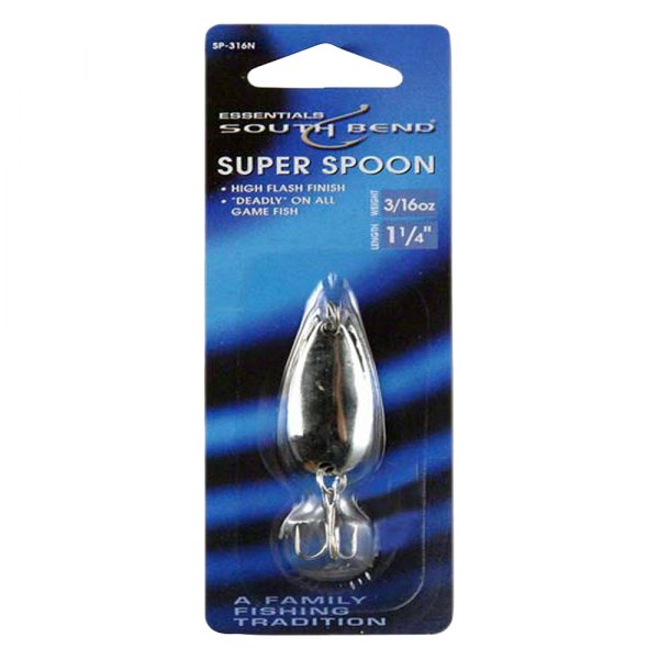 South Bend® - Super 1-1/4" 3/16 oz. Nickel Spoon