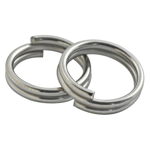 South Bend® - 6 Size 46 lb Test Stainless Steel Split Rings, 5 Pieces
