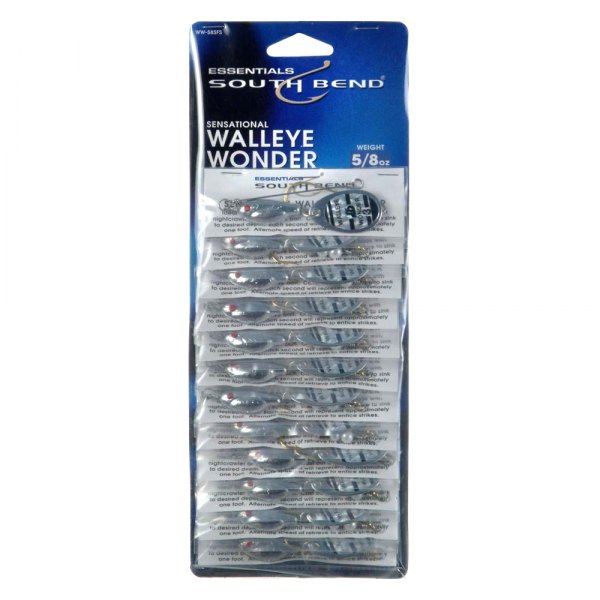 South Bend® - Walleye Wonder 5/8 oz. Silver Spinner Bait Kit