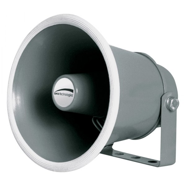 Speco Technologies® - 15W 1-Way 4-Ohm Gray Aluminum Horn Speaker