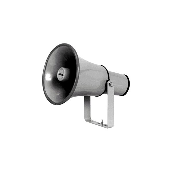 Speco Technologies® - 30W 1-Way 8-Ohm Gray Aluminum Horn Speaker