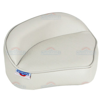 Springfield Marine® - Pro Stand-Up 5.5" H x 15.5" W x 11" D White Stand-Up Economy Boat Seat W/O Substrate