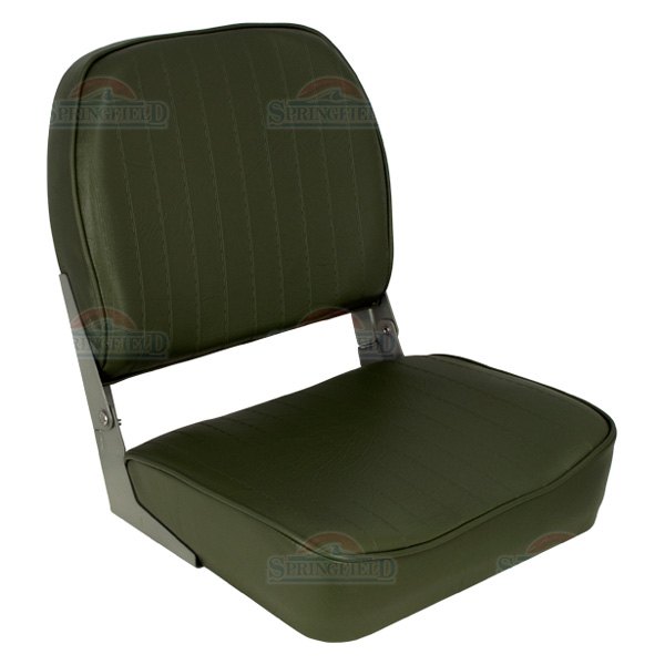  Springfield Marine® - Economy 19" H x 16" W x 15.5" D Green Folding Boat Seat