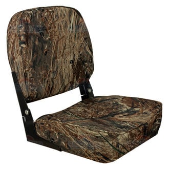 Springfield Marine® - Economy 19" H x 16" W x 15.5" D Mossy Oak Duck Blind Folding Boat Seat