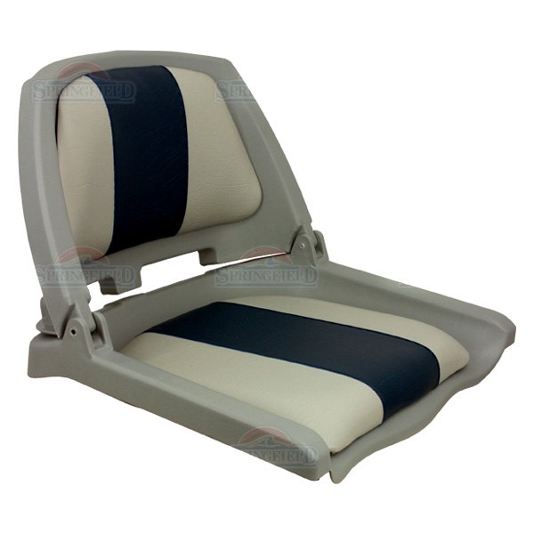  Springfield Marine® - Traveler 14" H x 20" W x 18" D Blue/Gray Folding Boat Seat