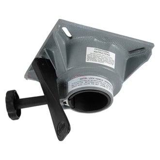Springfield Marine® - Trac-Lock™ Powder Coat Aluminum Locking Swivel Seat Mount for 2-3/8" D Post, Retail