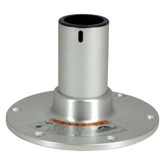 Springfield Marine® - 4.5" H x 2-7/8" D Anodized Steel Regatta Fixed Post with Round Base