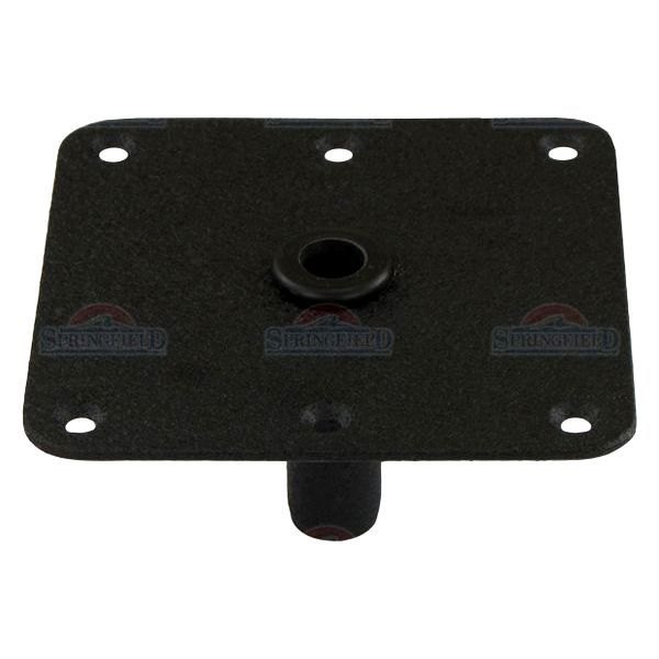  Springfield Marine® - KingPin™ 7" L x 7" W Krinkle Mild Steel Square Base with Nylon Bushing for 1-3/4" D Post, Retail