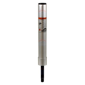 Springfield Marine® 1630402A - KingPin™ 11" H x 1-3/4" D Anodized Satin Threaded Fixed Post with Reinforcement Ring