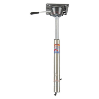 Springfield Marine® - Spring-Lock™ 13-1/2"-20" H Polished Power-Rise Sit-Down Adjustable Post with Seat Mount