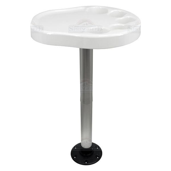 Springfield Marine® - Party Platter 21-1/2" L x 17" W x 27" H Table Kit with Flush Mount Base