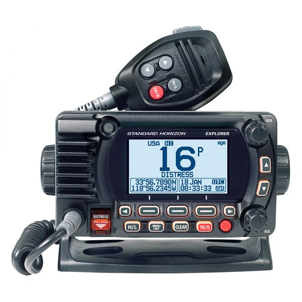 Standard Horizon® - Explorer GX1800 25W RF Black Fixed Mount VHF Radio