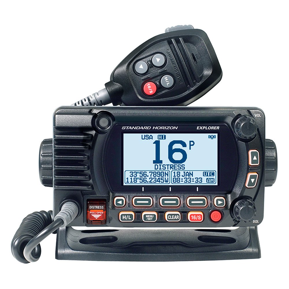 STANDARD HORIZON
トランシーバー6セット、充電器、バッテリー付 Standard Horizon GX2400 Black 25W AIS GPS VHF Radio