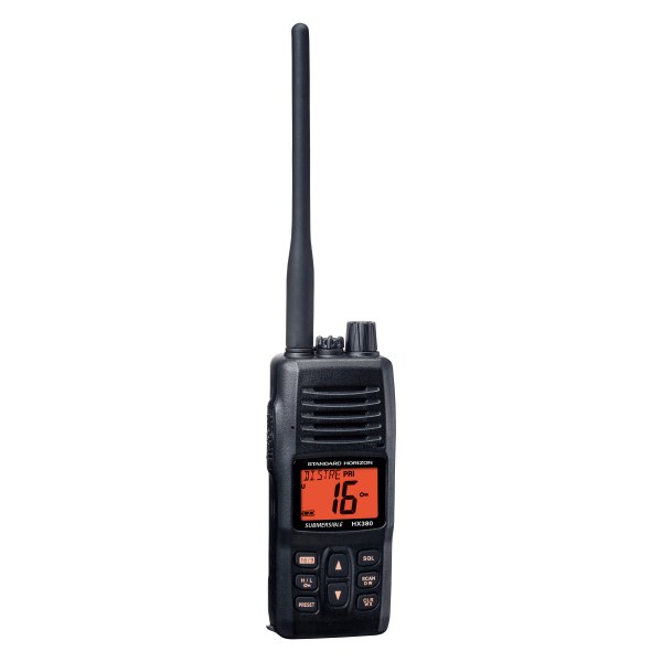 Standard Horizon® - HX380 5W RF Black Handheld VHF Radio
